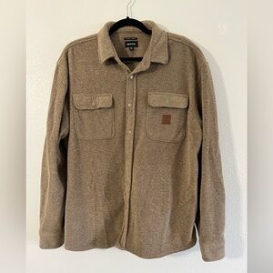 Brixton long sleeve fleece button up Womens XL